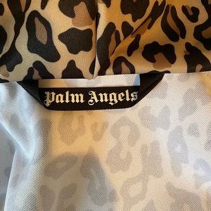 Palm Angels Leopard Print Track Hoodie